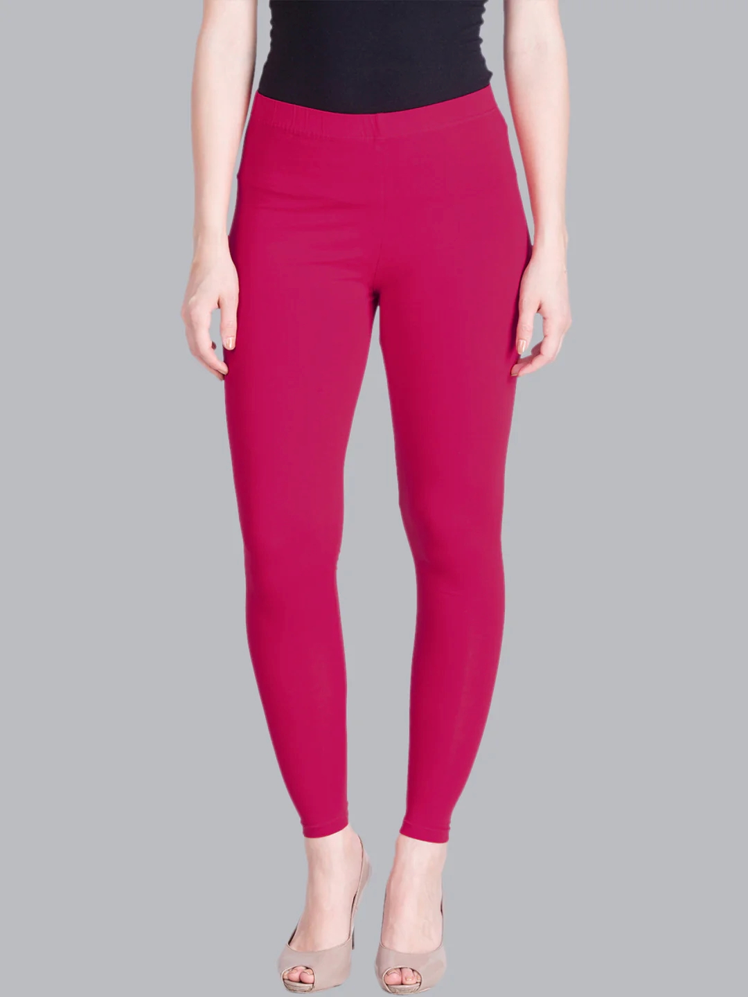 Rose Wood Pink Ankle Length Leggings