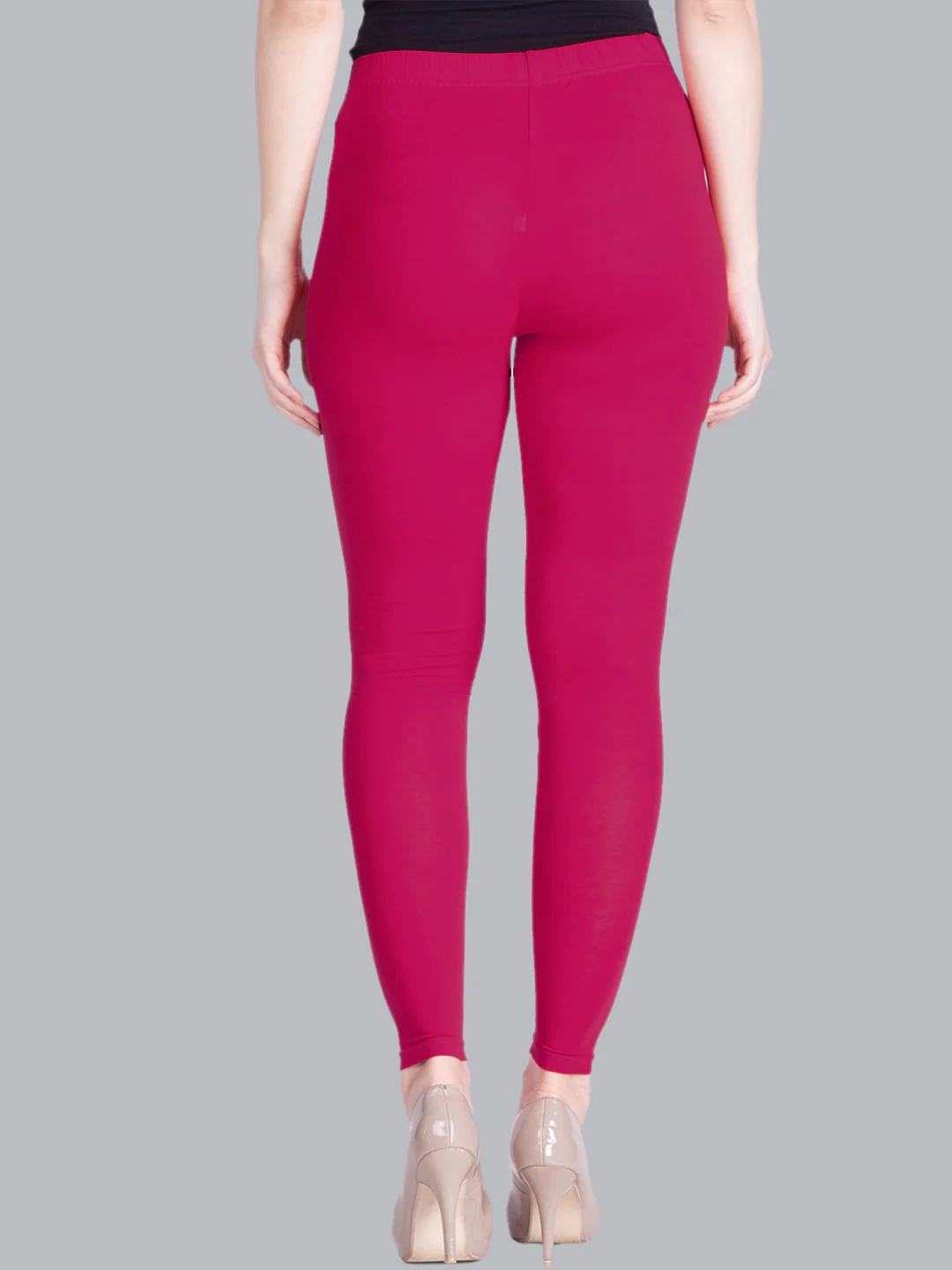 Rose Wood Pink Ankle Length Leggings
