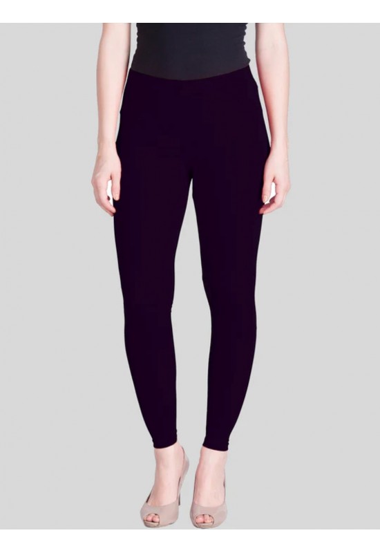 Plum Purple Ankle Length Leggings