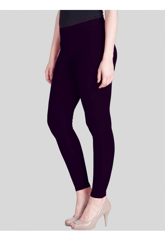 Plum Purple Ankle Length Leggings Plum Purple Ankle Length Leggings