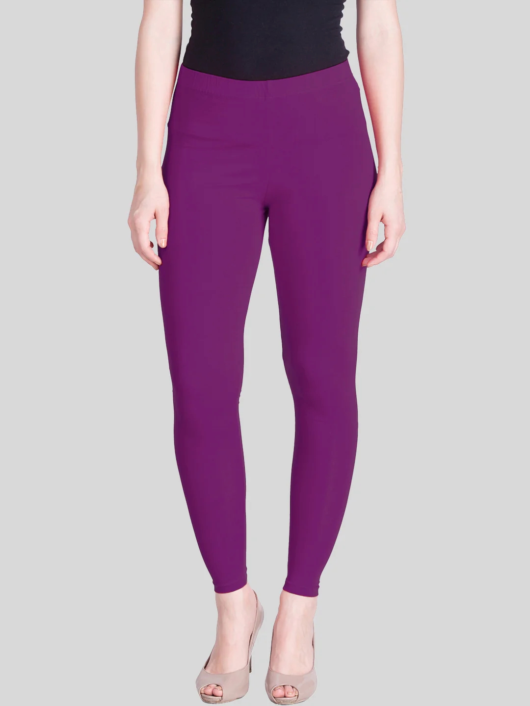 Pure Purple Ankle Length Leggings Pure Purple Ankle Length Leggings