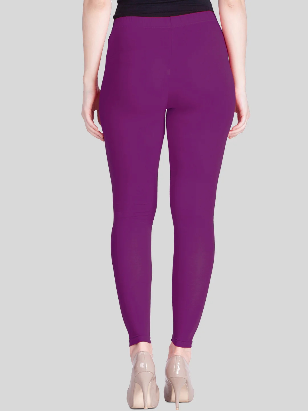 Pure Purple Ankle Length Leggings Pure Purple Ankle Length Leggings
