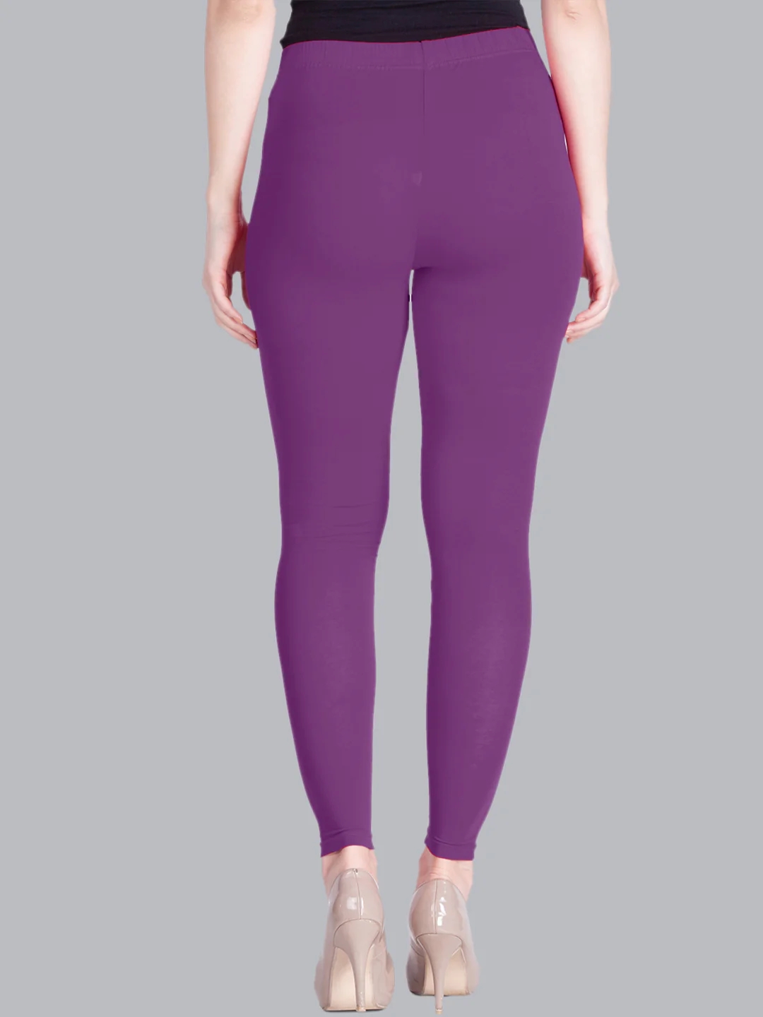 Rose Wine Purple Ankle Length Leggings Rose Wine Purple Ankle Length Leggings