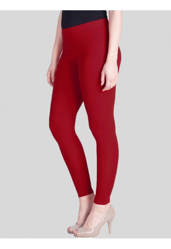 Parry Red Ankle Length Leggings Parry Red Ankle Length Leggings