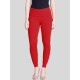 Scarlet Red Ankle Length Leggings