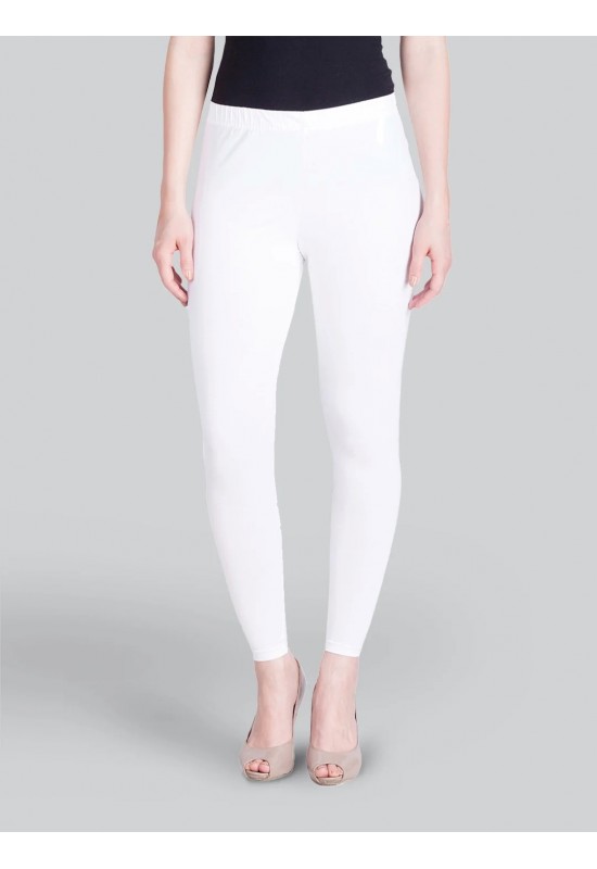 White Ankle Length Leggings