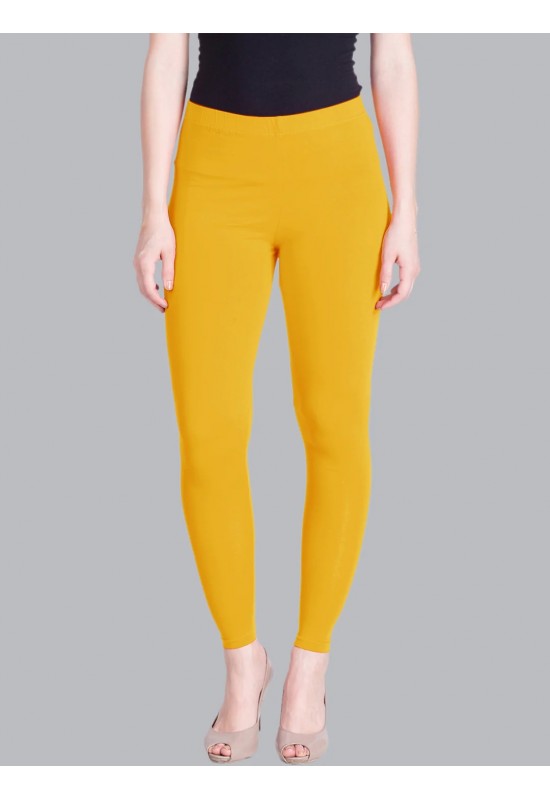 Yellow Golden Corn Ankle Length Leggings