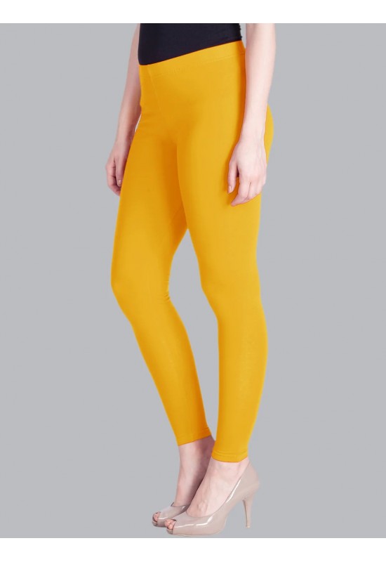 Yellow Golden Corn Ankle Length Leggings Yellow Golden Corn Ankle Length Leggings