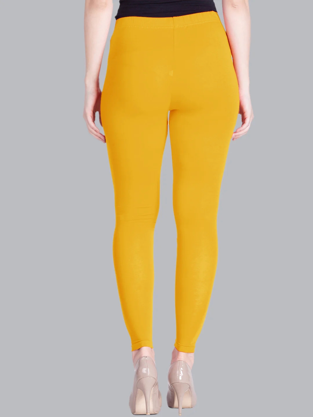 Yellow Golden Corn Ankle Length Leggings Yellow Golden Corn Ankle Length Leggings