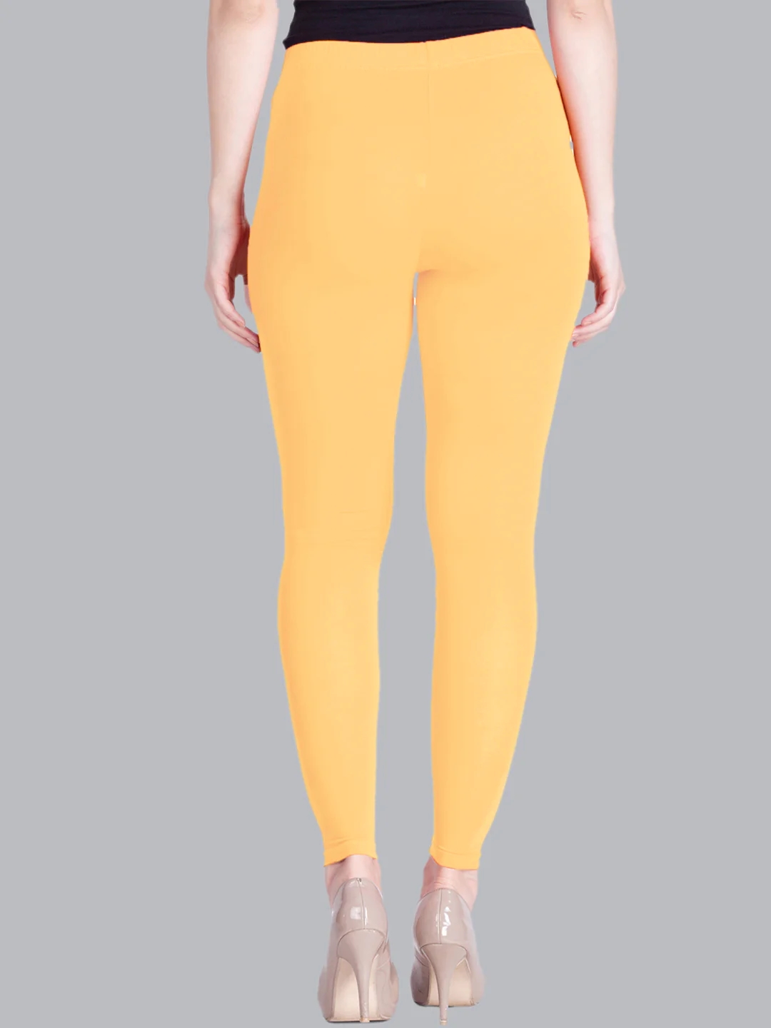 Yellow Pastel Ankle Length Leggings Yellow Pastel Ankle Length Leggings