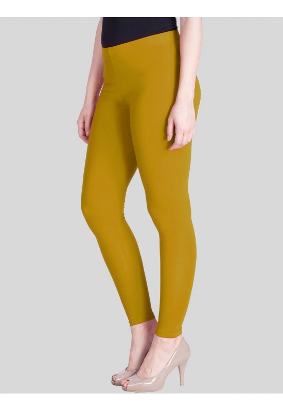 Yellow Rich Gold Ankle Length Leggings Yellow Rich Gold Ankle Length Leggings