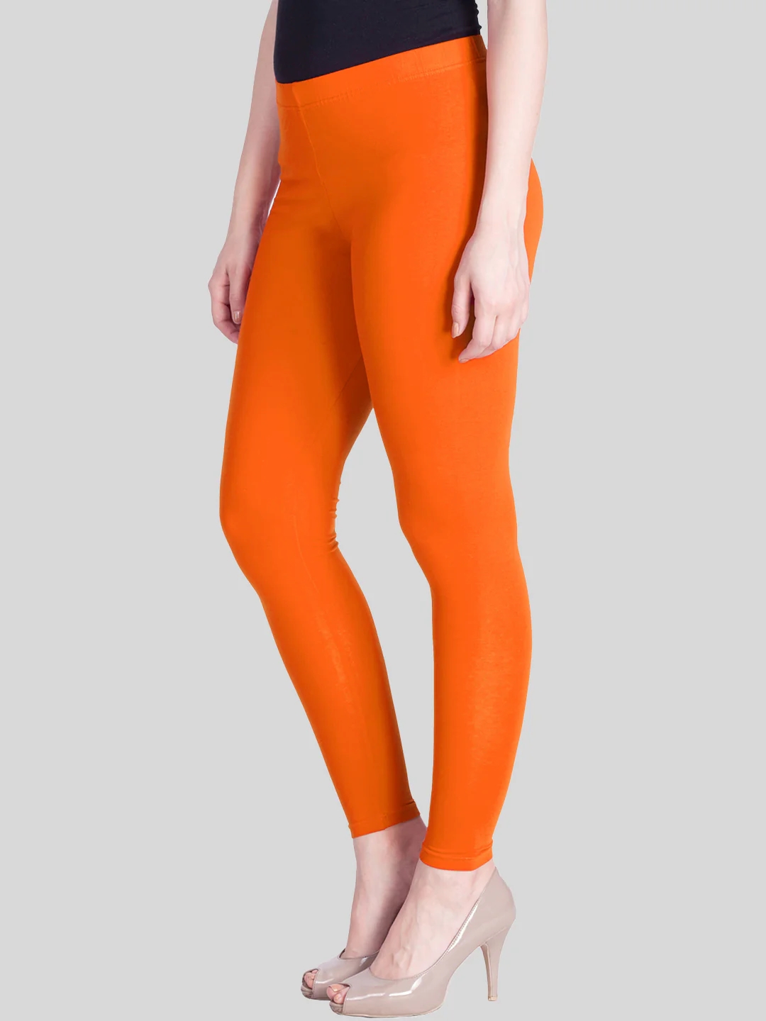 Saffron Yellow Ankle Length Leggings