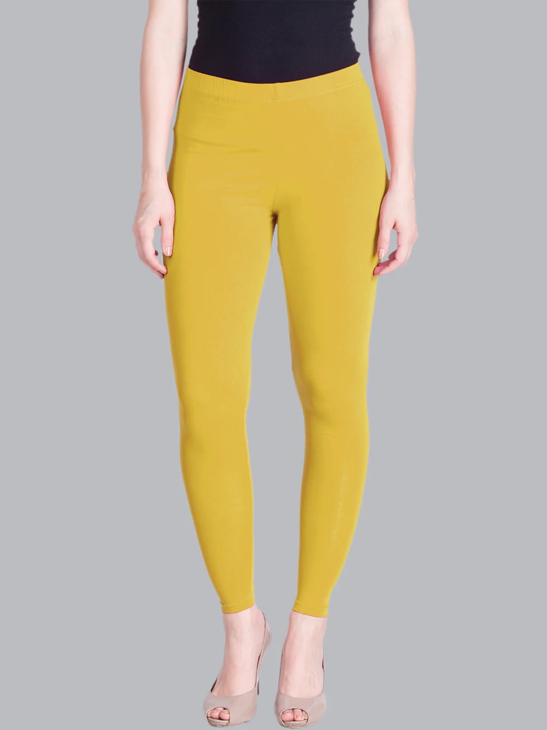 Sunflower Yellow Ankle Length Leggings Sunflower Yellow Ankle Length Leggings