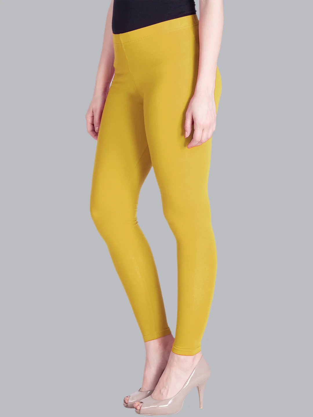 Sunflower Yellow Ankle Length Leggings Sunflower Yellow Ankle Length Leggings