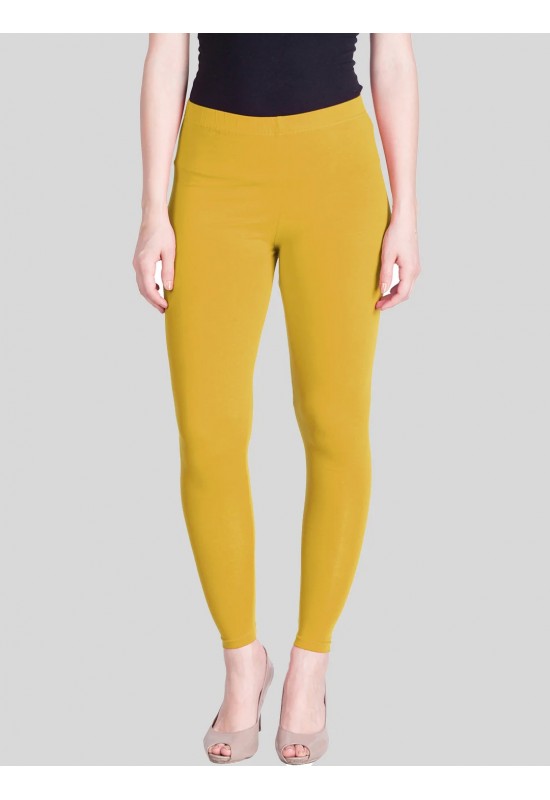 Yellow True Gold Ankle Length Leggings