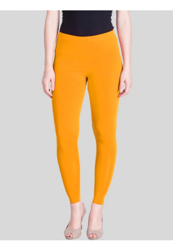 Yellow Turmeric Ankle Length Leggings