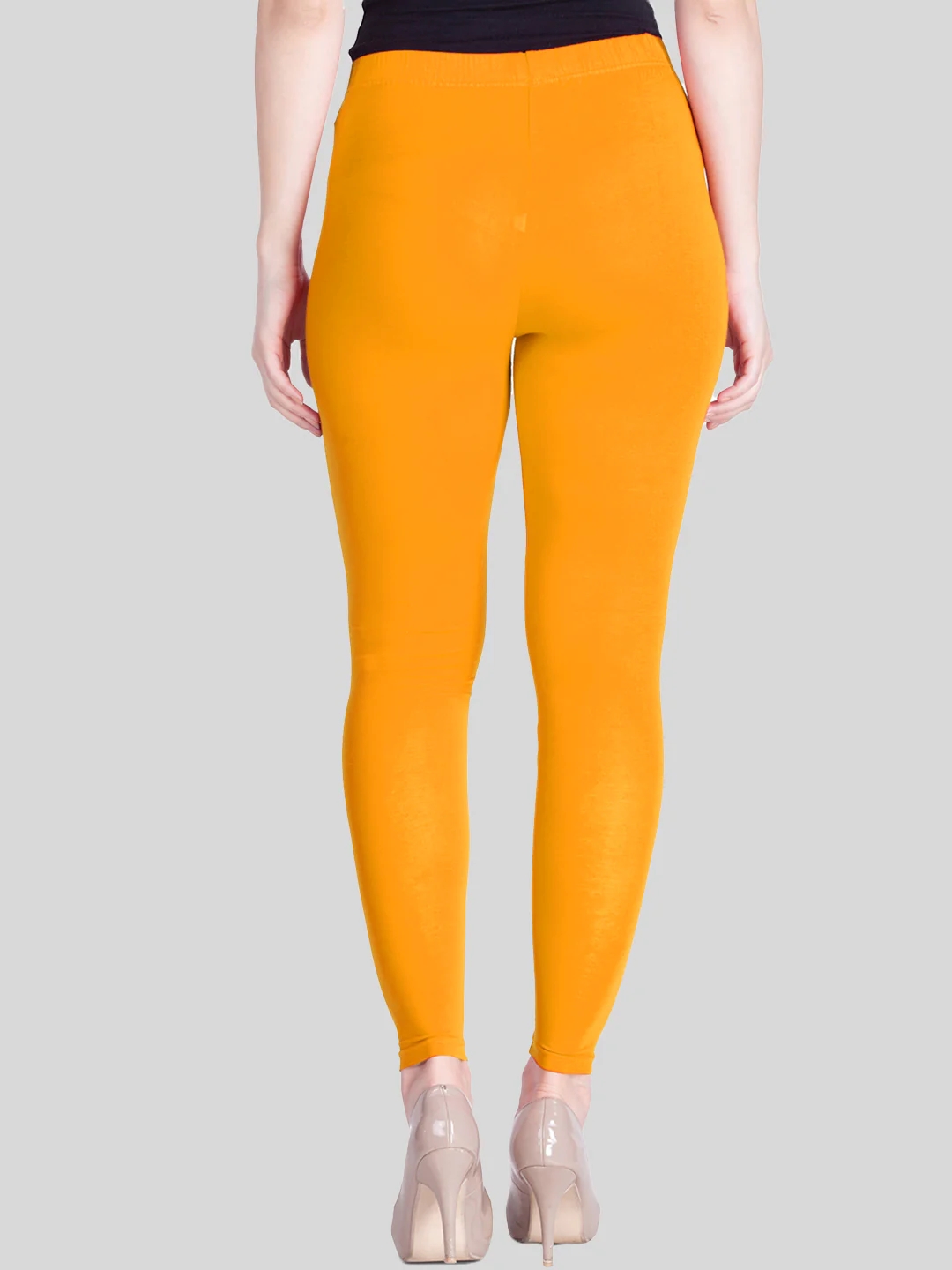 Yellow Turmeric Ankle Length Leggings