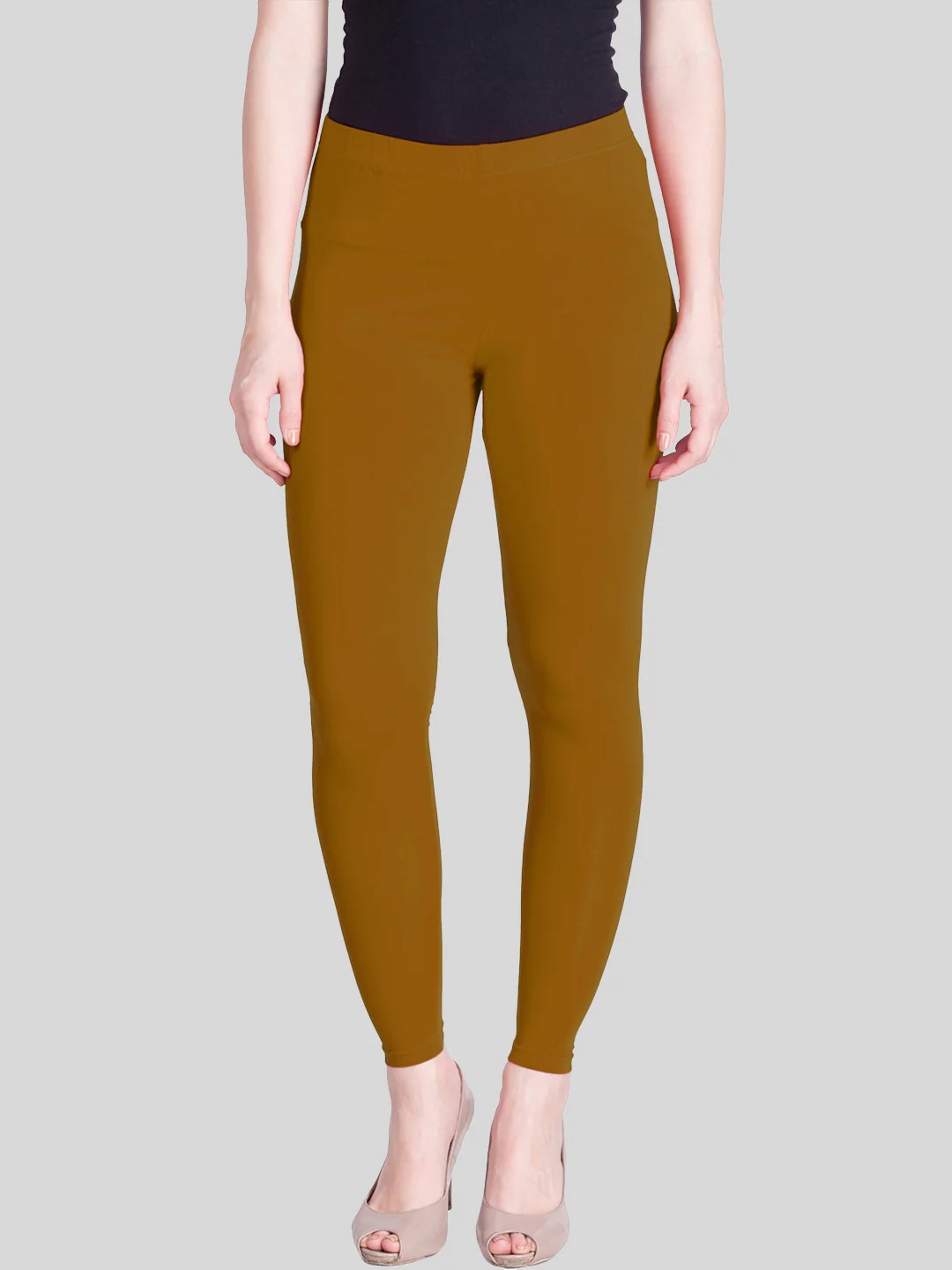 Yellow Gold Ankle Length Leggings Yellow Gold Ankle Length Leggings