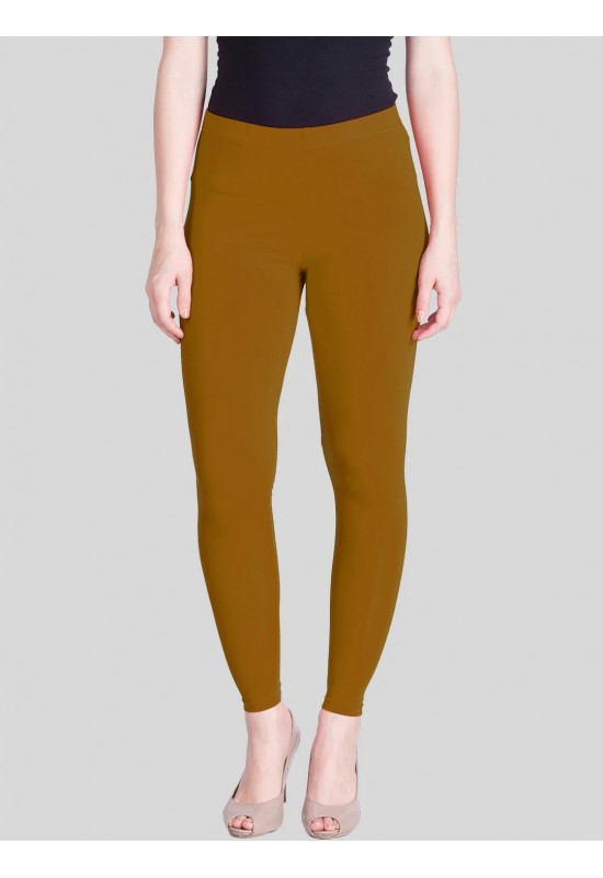 Yellow Gold Ankle Length Leggings