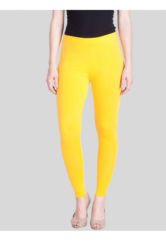 Yellow Ankle Length Leggings